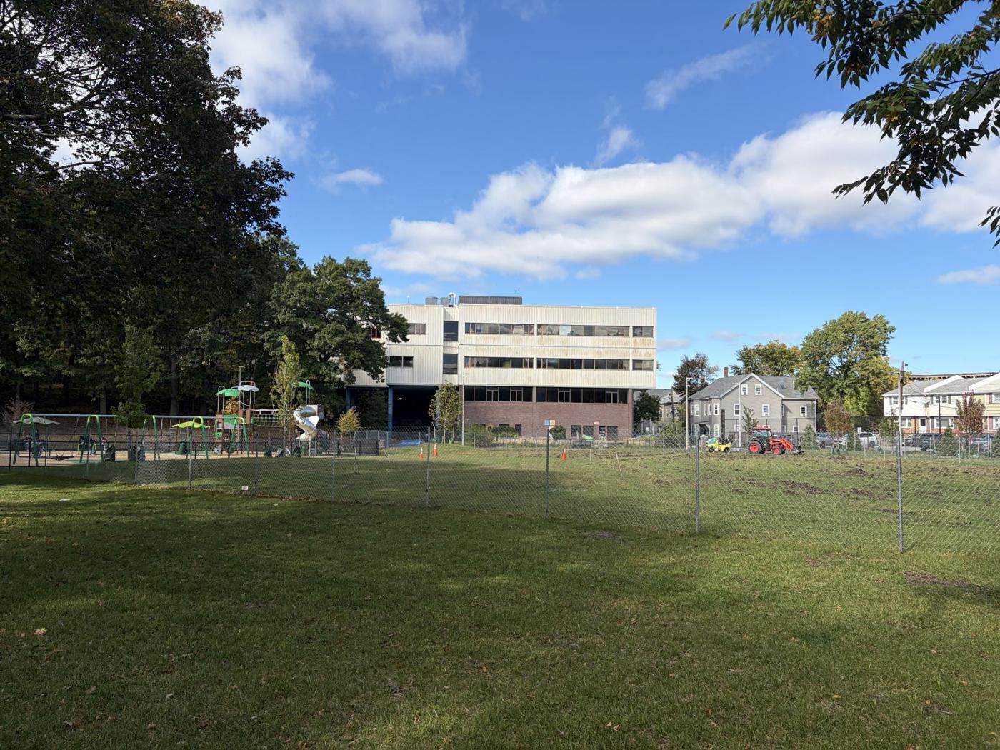 The former Jackson Mann school site today
